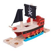 Bigjigs Holzschienen - Piratenschiff