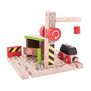 Bigjigs Holzschienen - Kohlebergwerk