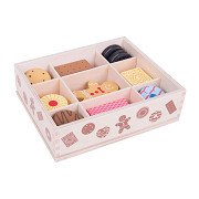 Boîte en bois Bigjigs avec biscuits