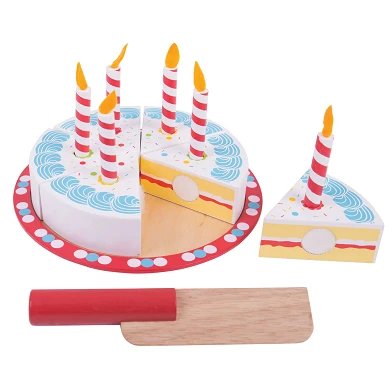 Gâteau d'anniversaire en bois Bigjigs