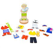Mag-Play Dress Up Puzzle - Sport