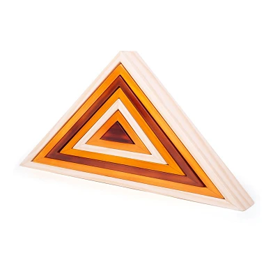 Jouet empilable triangulaire en bois Bigjigs