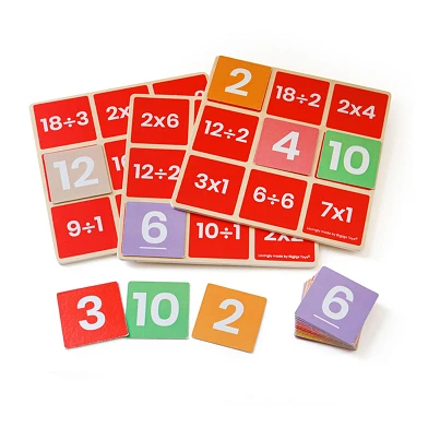 Bigjigs Multiplication et Division Math Bingo Jeu