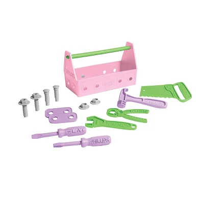Boîte à outils Green Toys rose