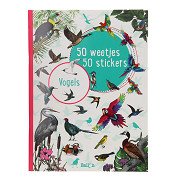 50 Weetjes 50 Stickers - Vogels