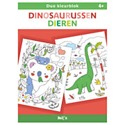 Duo-Farbblöcke - Dinosaurier und Tiere