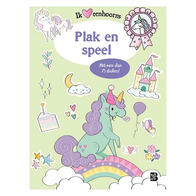 Eenhoorns Spelletjesboek met Stickers
