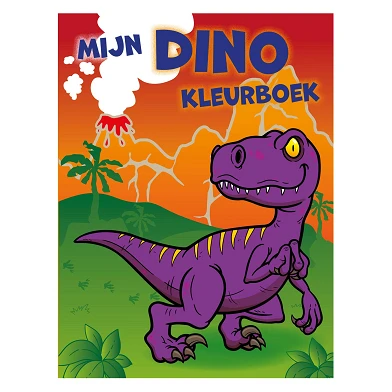 Mon livre de coloriage Dino, 96 pages.