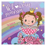 Sticker- en Sjablonenboek Ik hou van Prinsessen