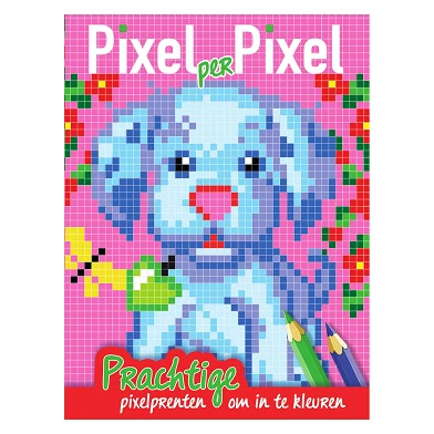 Livre De Coloriage Pixel Chien