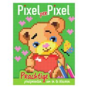 Pixel-Malbuch Kleiner Bär