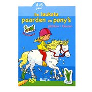Plakken en Kleuren - De leukste Paarden en Pony's, 4-6 jaar