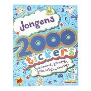 Stickerboek Jongens, 2000 stickers