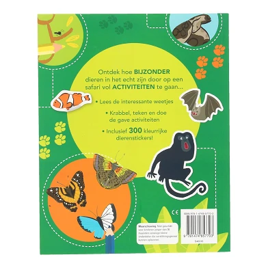 Feit & Spel - Wilde Dieren Stickerboek
