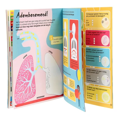 Feit & Spel - Menselijk Lichaam Sticker- en Activiteitenboek