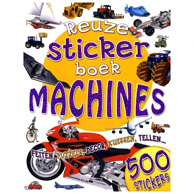 Reuzestickerboek Machines
