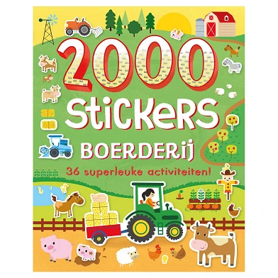 Stickerboek Boerderij, 2000 stickers