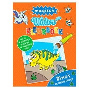 Magisch Waterkleurboek - Dino's en andere figuren