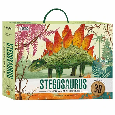 Boek + 3D Model Stegosaurus
