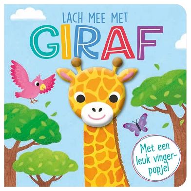 Vingerpopboekje - Lach mee met Giraf