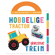 Voelboek Voertuigen - Hobbelige Tractor, Glanzende Trein