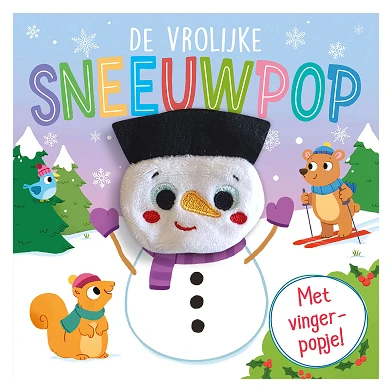 Vrolijke Sneeuwpop - Vingerpopboek