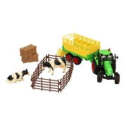 Kids Globe Traktor-Set mit Zubehör 1:32
