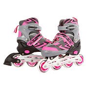 Inline Skates rose/gris, taille 37-40