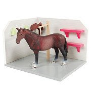 Kids Globe Horse Waschbox Holz 1:24