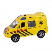 2-Play Die-Cast Pull Back Ambulance NL Licht und Sound