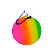 Regenboog Bal aan Koord, 21cm