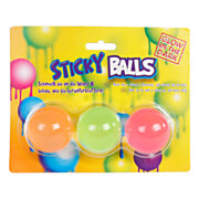 Sticky Balls Glow in the Dark 3St.