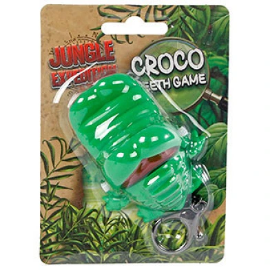 Porte-clés crocodile mordant Jungle Expedition
