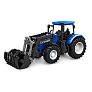 Kids Globe Traktor mit Frontlader – Blau