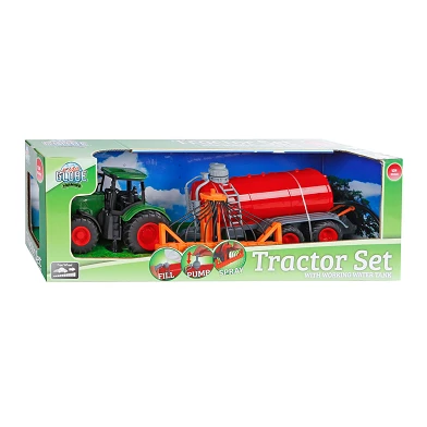 Kids Globe Tractor met Giertank, 49cm