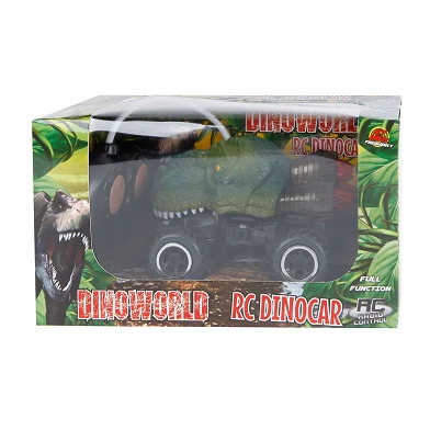 Dinoworld Dinosaurus RC Bestuurbare Auto met Licht, 12,5cm