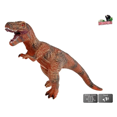 Figurine de jeu dinosaure Dinoworld T-Rex avec son, 57 cm