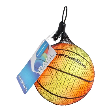 Fußball/Basketball aus Kunststoff im Netz