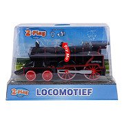 2-Play Druckguss-Lokomotive mit Licht und Sound, 14cm