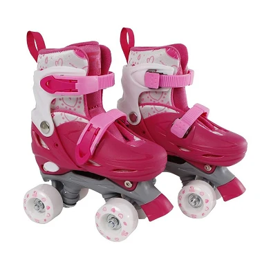 Patins à roulettes Street Rider Rose Ajustables, Taille 31-34
