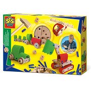 SES Wood Craft Set Fahrzeuge