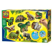 SES Gipsabguss und Bemalung - Dino World