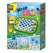 SES Wrap and Go Reisespiele, 3in1