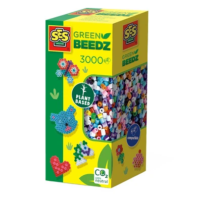 SES Green Beedz - Mélange de Perles Thermocollantes 3000
