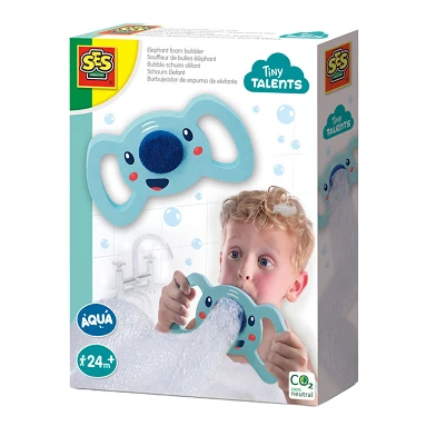 SES Tiny Talents Éléphant en mousse à bulles dans le bain