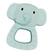 SES Tiny Talents Jouet de Dentition Eli Elephant - 100% Caoutchouc Naturel