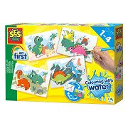 SES My First Coloring mit Wasser - Dinos
