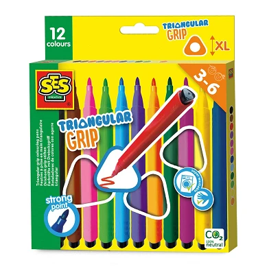SES Triangle Grip Marker