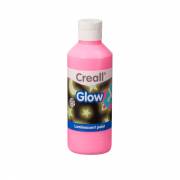 Creall Glow in the Dark Farbe Pink, 250ml