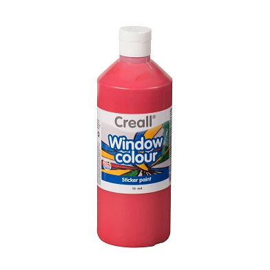 Peinture pour fenêtres Creall rouge, 500 ml